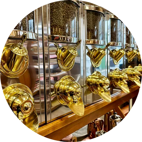 Distributeurs à fèves de café
