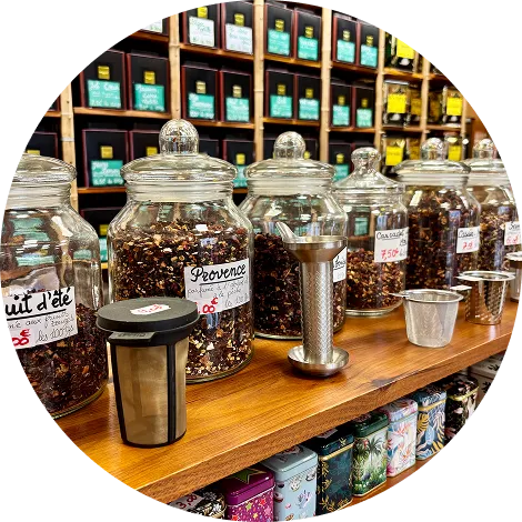 vente de thé, café et épicerie fine à Saint-Etienne